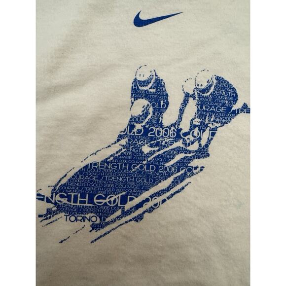 Vintage Y2K Nike Center Swoosh 2006 Olympic Games Ringer Shirt Large - Picture 3 of 9